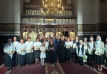 Corala “Sfinții Apostoli Petru și Pavel” din municipiul Târgu Jiu, la ceas aniversar