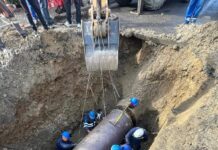 O nouă intervenție la conducta de apă de pe Ecaterina Teodoroiu