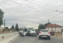 Șofer din Gorj, rănit într-un accident produs în această dimineață, la Brădești