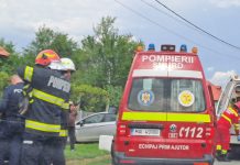 Două persoane, rănite într-un accident produs la Drăgoeni