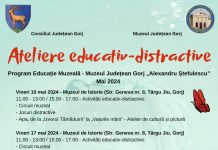 Noi ateliere educativ-distractive, la Muzeul Județean