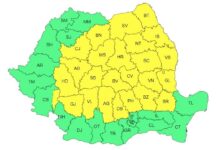 Gorjul, sub cod galben de ploi torențiale