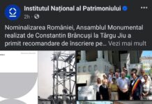 Oficial! Ansamblul Brâncuși, recomandare de înscriere pe lista UNESCO
