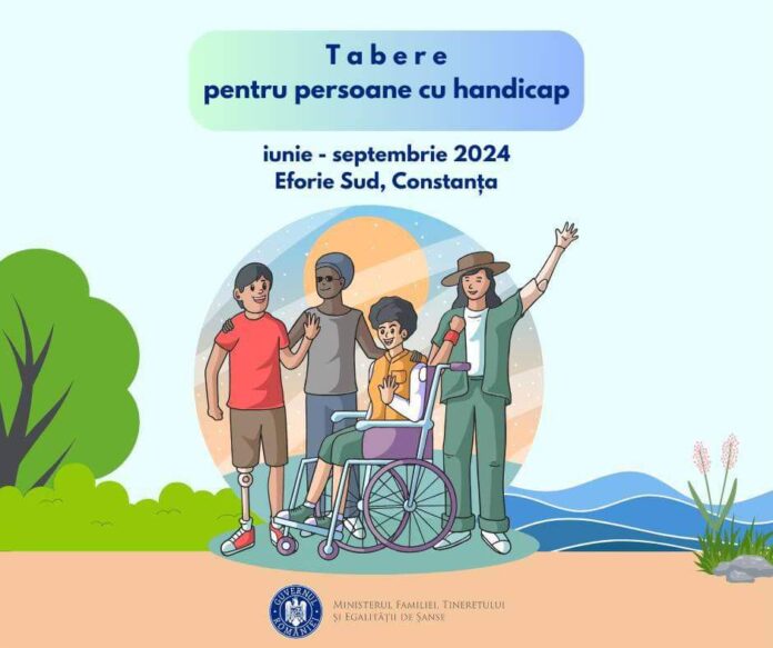 Tabere pe litoral pentru copiii și tinerii cu handicap