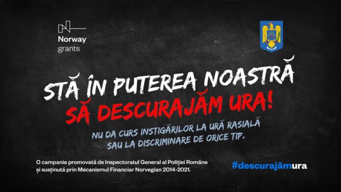 Poliția Română: Campanie pentru prevenirea infracțiunilor cu mobil discriminatoriu