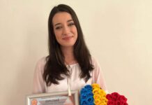 Bursiera Alexandra Popescu a devenit cetățean de onoare al comunei Scoarța