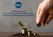 APIA: Plăți de peste 5 milioane euro pentru Campania 2023