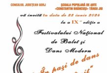 Târgu Jiu: Sute de concurenți la Festivalul ”În pași de dans spre INFINIT”