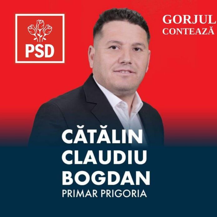 Social-democratul Cătălin Claudiu Bogdan câștigă Primăria Prigoria