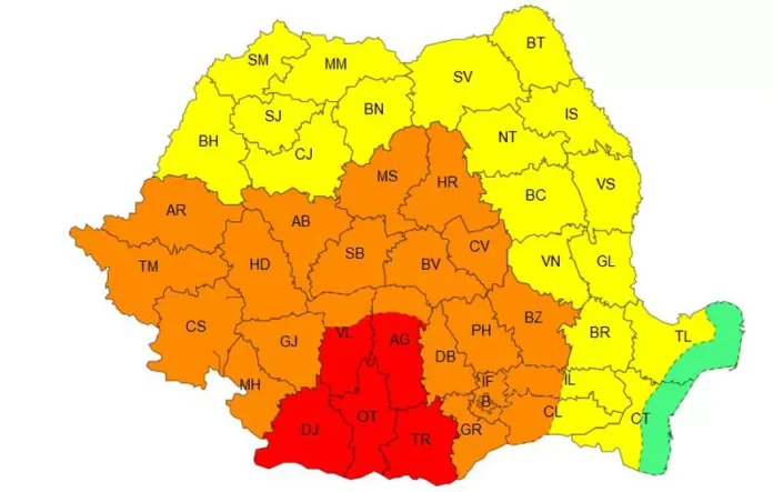 Sâmbătă, cod roșu de caniculă!