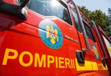 Au luat foc mai mulți baloți de furaje