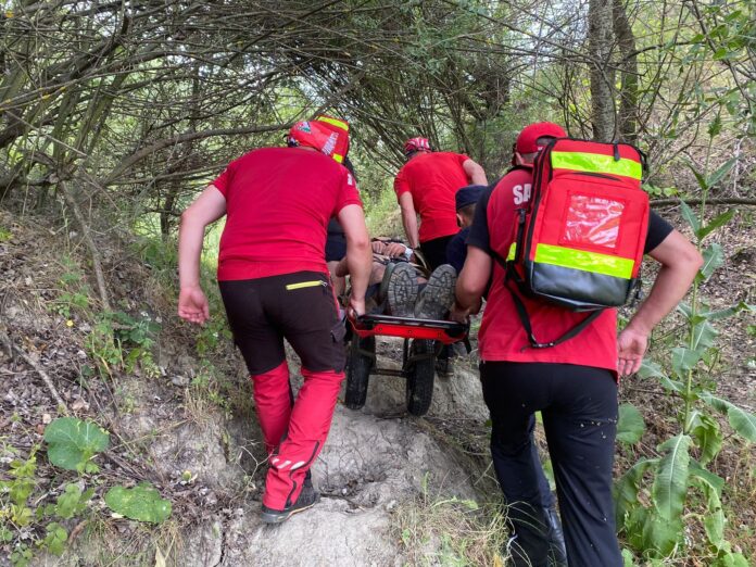FOTO| Bărbatul dat dispărut în lacurile din fostele cariere, găsit în viață