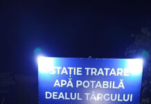 Zid de sprijin și drum de acces către stația de tratare a apei potabile din Dealul Târgului