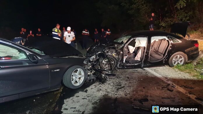 Accident grav la Arcani, șapte victime între care și o fetiță de 5 ani