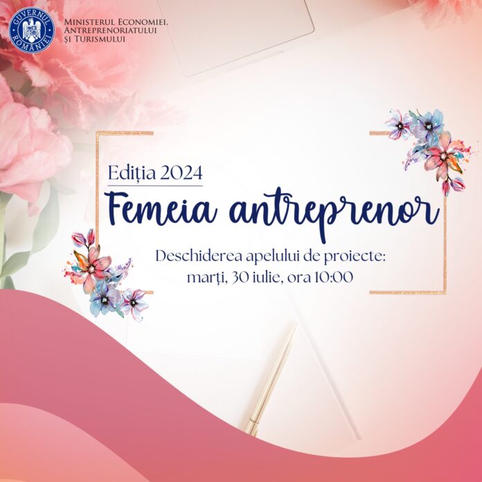 Se dă startul înscrierilor în cadrul programului „Femeia Antreprenor”!