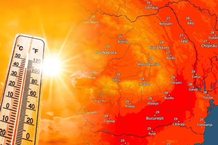 Temperaturi de peste 40 de grade. Risc mare de radiații UV