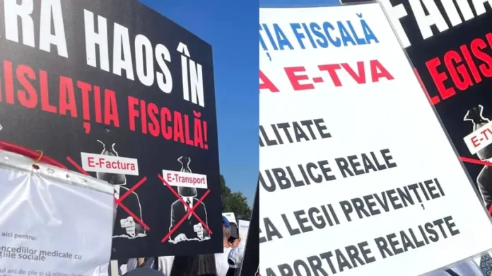 Contabilii și economiștii, în stradă. Proteste cu câteva mii de oameni