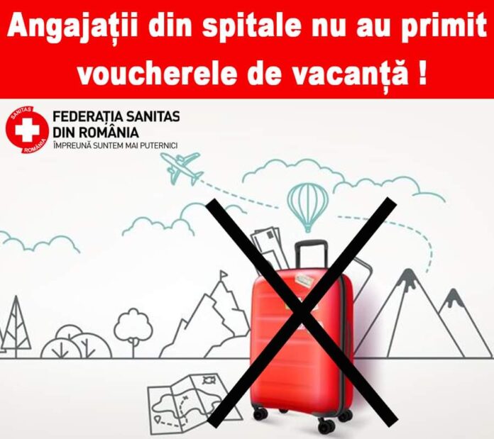Federația Sanitas, apel pentru distribuirea voucherelor de vacanță pentru angajații din spitale