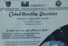 Perseidele – ,,ploaia” de meteori, observată cu telescopul, duminică, 11 august 2024, la Liceul ,,Mihai Viteazul” din Bumbești Jiu