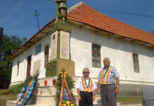 Sfinţirea Monumentului Eroilor din primul război mondial, de la Peşteana-Vulcan, Comuna Ciuperceni – ,,Aceşti oameni s-au jertfit pentru că şi la ei era atunci sentimentul acesta de patriotism, poate cu mult mai profund, decât este la noi acum”!
