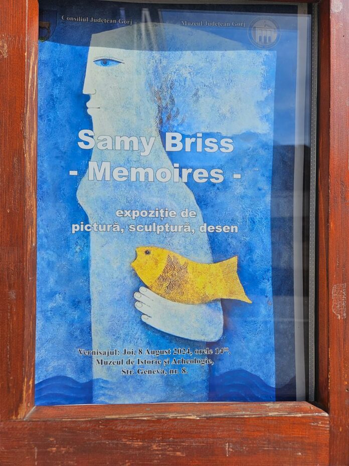 Astăzi! „MEMOIRES”- primul solo show al artistului Samy Briss, la Muzeul Județean Gorj „Alexandru Ștefulescu”