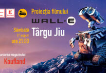 Film în aer liber, în parcarea Kaufland Târgu Jiu