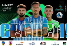 FC Astana – Corvinul Hunedoara, ora 17:00