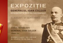 O nouă expoziție documentară dedicată generalului Ioan Culcer, vernisată la Târgu Jiu