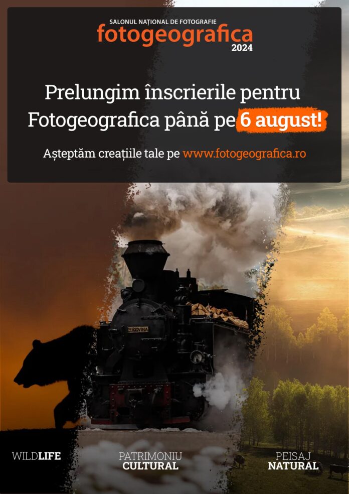 Înscrieri prelungite pentru competiția națională ”Fotogeografica”