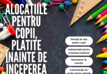 Alocațiile și indemnizațiile pentru copii vor fi plătite mâine
