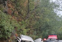 Un bărbat a ajuns la spital în urma accidentului de pe Defileul Jiului