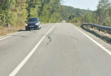 ,,Încep lucrările de modernizare” în fiecare lună la drumul Tg-Jiu – Baia de Aramă! Cine-i mai crede pe drumari? Tronsonul Bârsești–Lelești, pericol pentru șoferi!