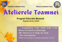 Debutează Atelierele Toamnei, la Muzeul Județean