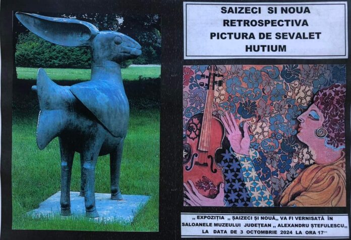 Joi, la Muzeul Județean, vernisajul unei expoziții a pictorului Florin Hutium