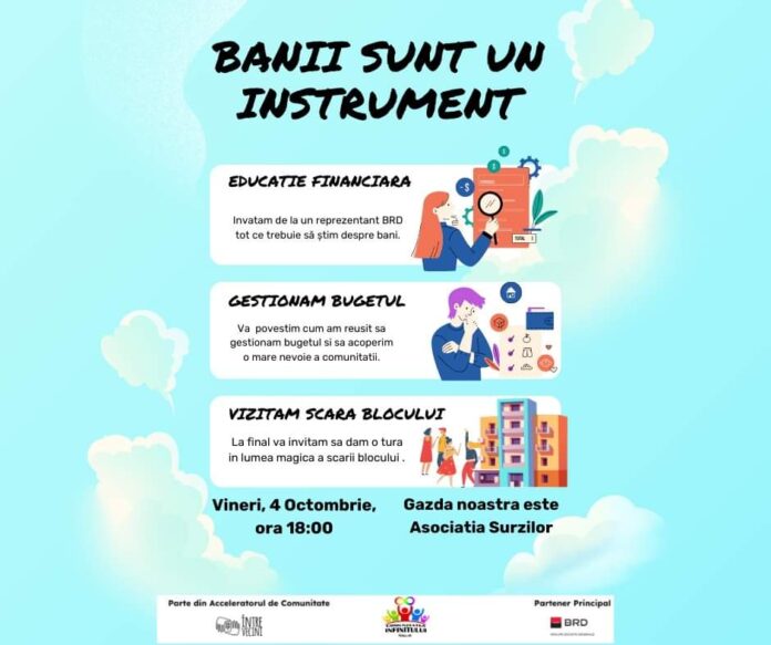 Atelier de educație financiară, „între vecini”, la Târgu Jiu