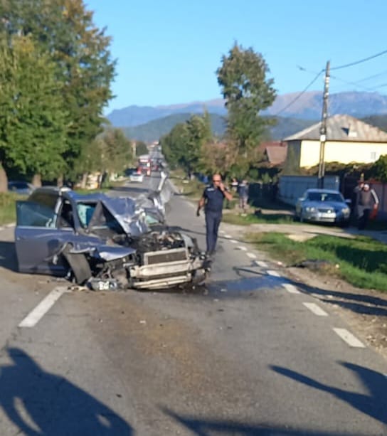 Gorjean implicat într-un accident pe DN 67