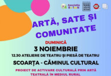 Ateliere de teatru pentru copiii și tinerii din mediul rural