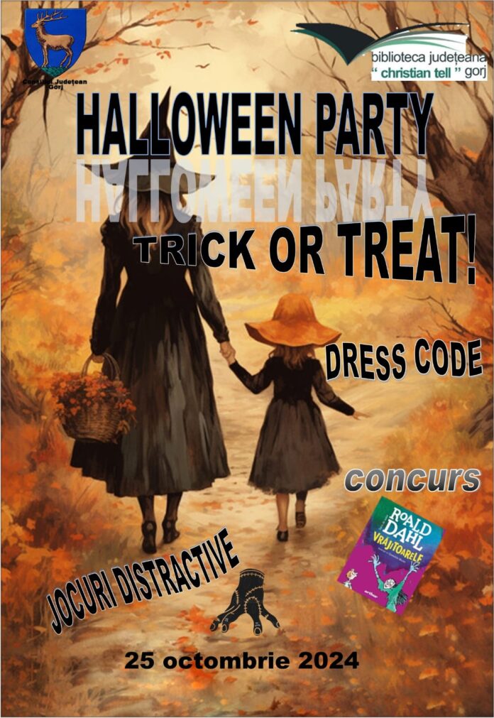 Petrecere de Halloween, la Biblioteca Județeană