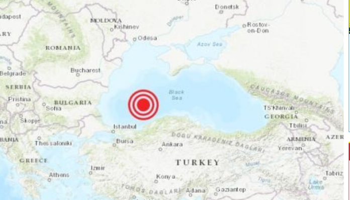 Cutremur puternic în Marea Neagră