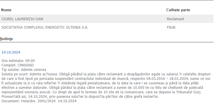 Decizie. Câți bani trebuie să-i dea CEO lui Laurențiu Ciurel. Ce a făcut Plaveti