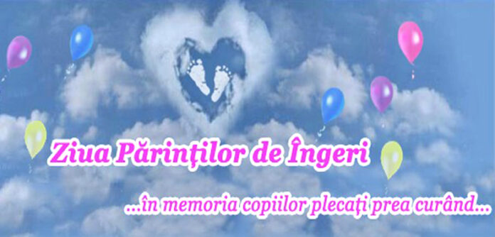 Prefectura Gorj, iluminată în roz și bleu, de Ziua Părinților de Îngeri