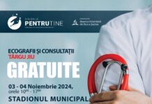 Consultații și ecografii gratuite la Stadionul Municipal Târgu Jiu