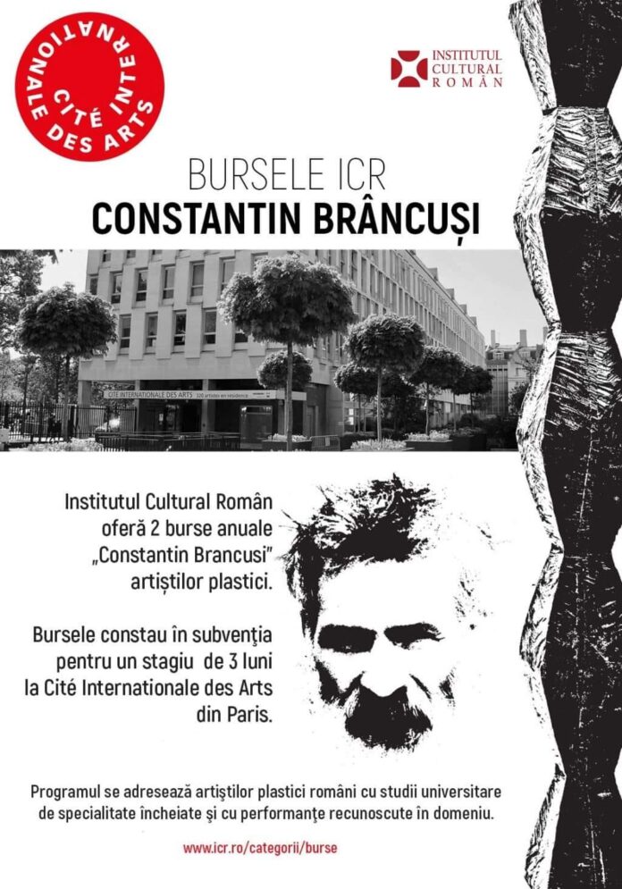 ICR: Termenul pentru bursele ”Constantin Brâncuși”, prelungit